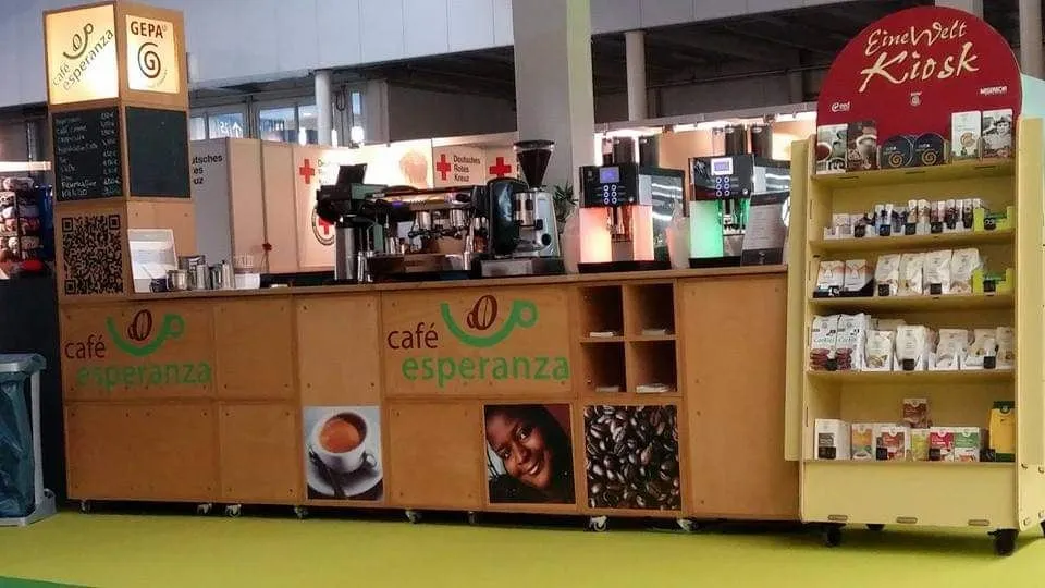 café esperanza Aufbau