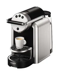 Zenius Maschine + Aeroccino Milchaufschäumer + 200 Kapseln (Pads)